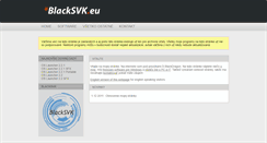Desktop Screenshot of blacksvk.eu